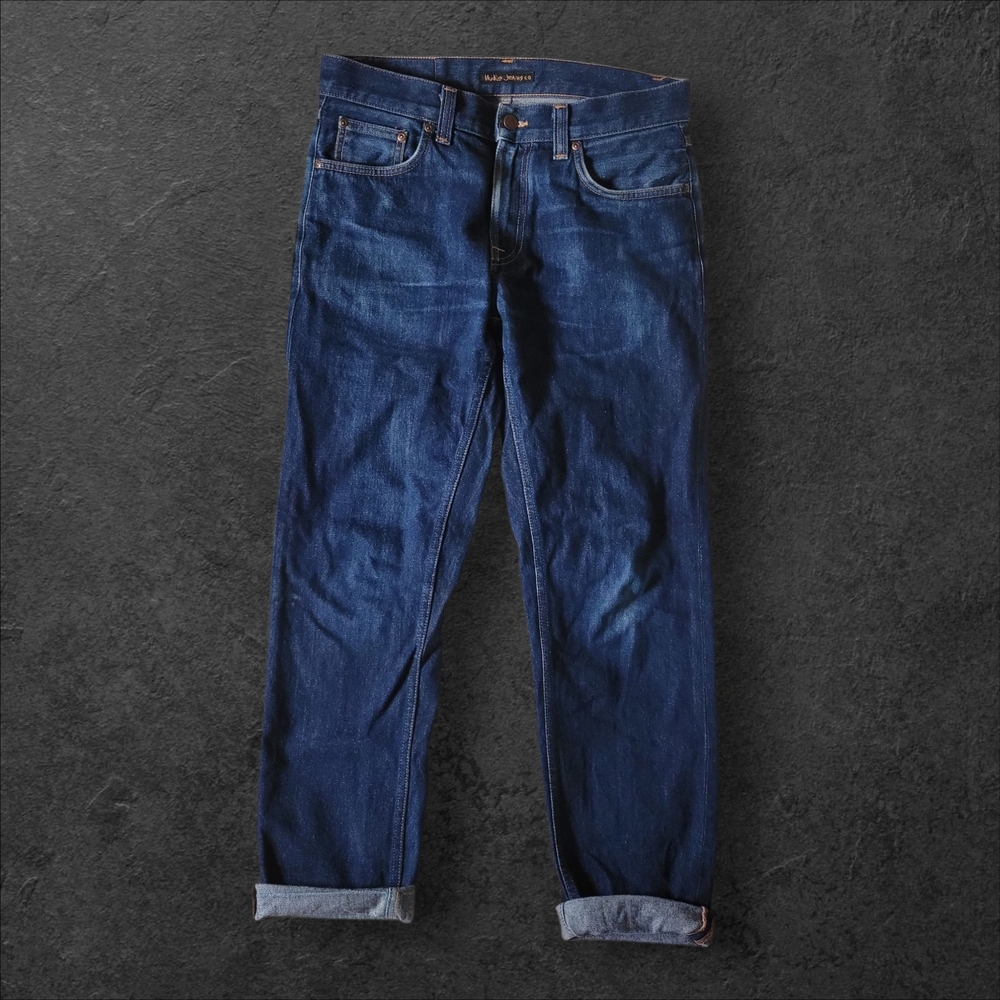 Nudie Jeans Gritty Jackson Dry Classic Navy 31x32